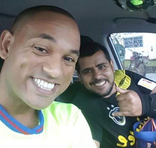 Nermair ao lado de outro colega de futsal - Foto: redes sociais