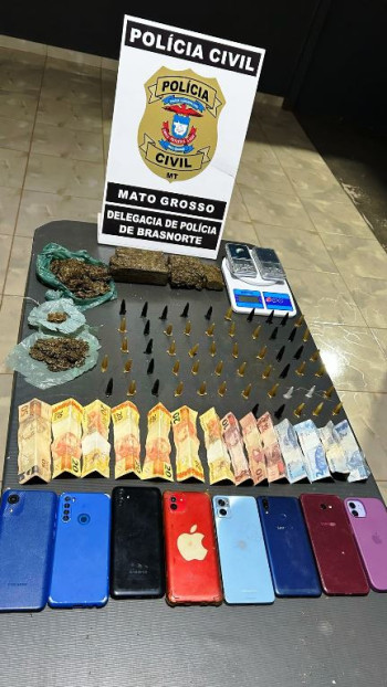 Polcia Civil prende quatro suspeitos de trfico em Brasnorte
